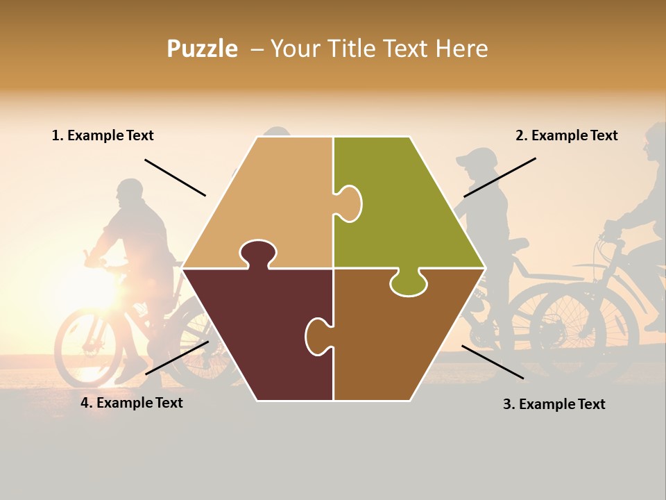 Friends Healthy Sunset PowerPoint Template