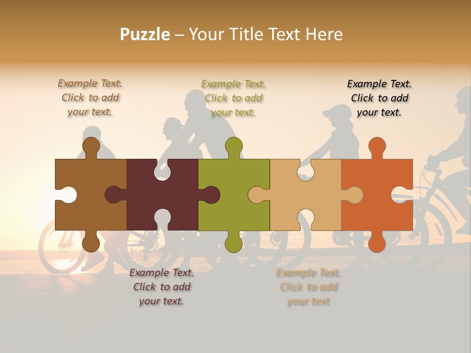 Friends Healthy Sunset PowerPoint Template