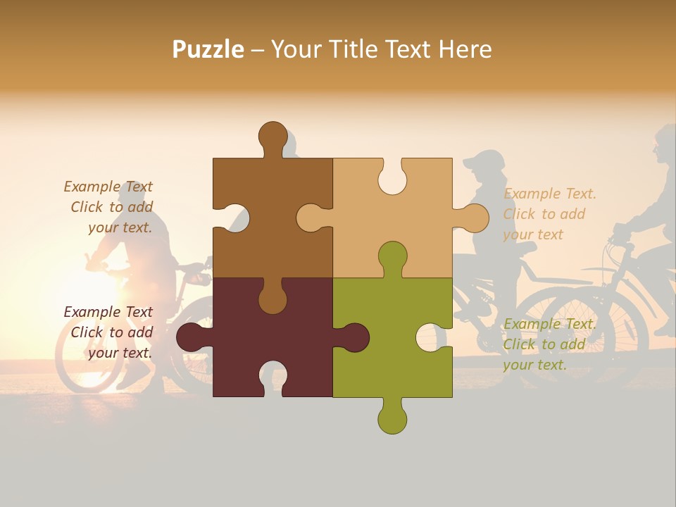 Friends Healthy Sunset PowerPoint Template