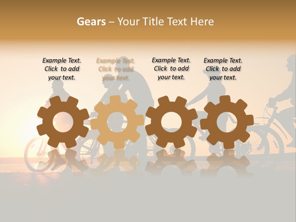 Friends Healthy Sunset PowerPoint Template