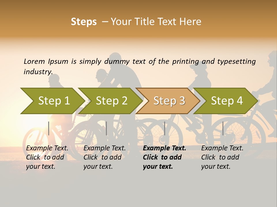 Friends Healthy Sunset PowerPoint Template