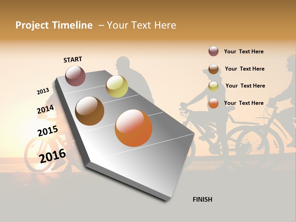 Friends Healthy Sunset PowerPoint Template