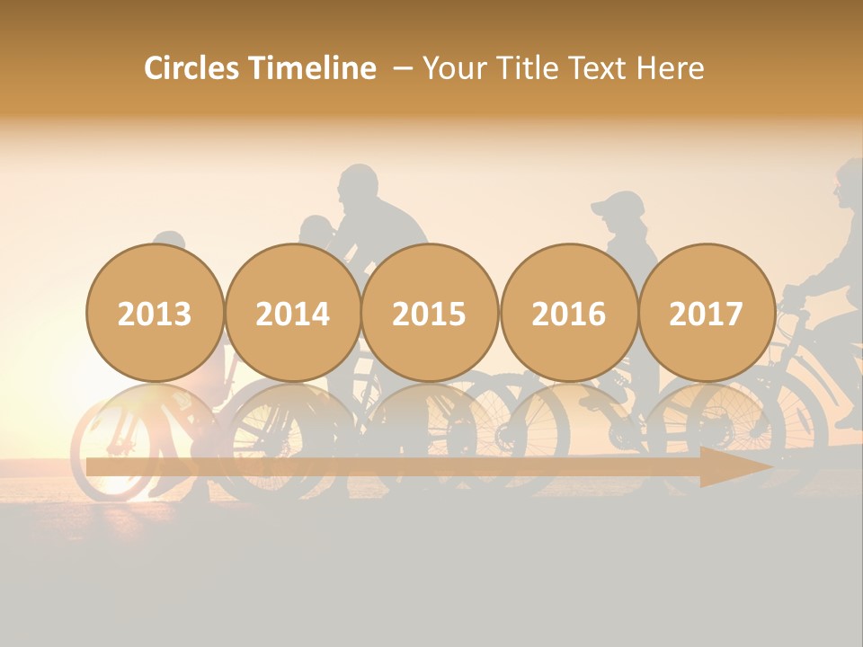 Friends Healthy Sunset PowerPoint Template