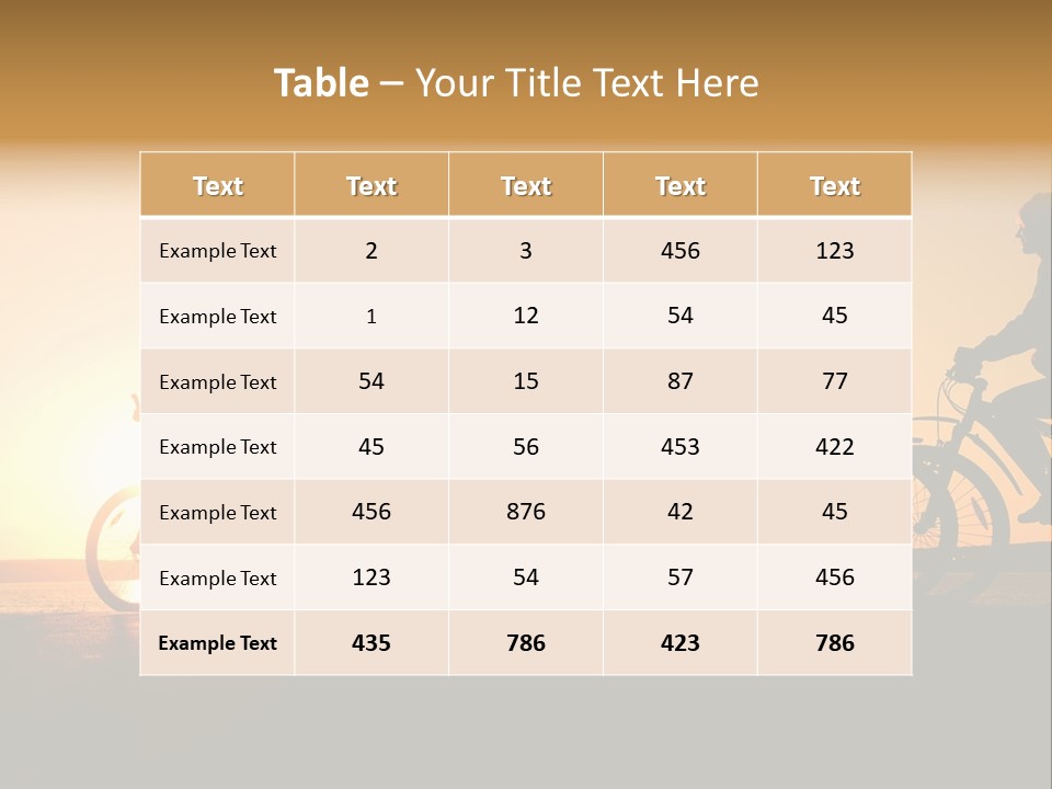 Friends Healthy Sunset PowerPoint Template