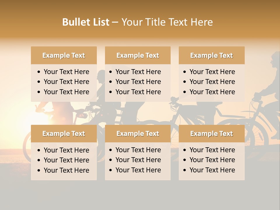 Friends Healthy Sunset PowerPoint Template