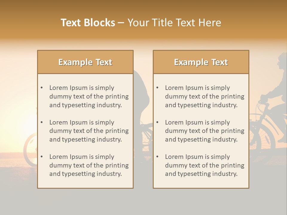 Friends Healthy Sunset PowerPoint Template