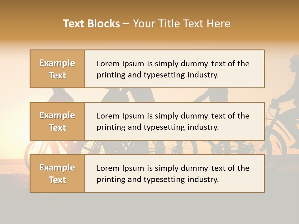 Friends Healthy Sunset PowerPoint Template