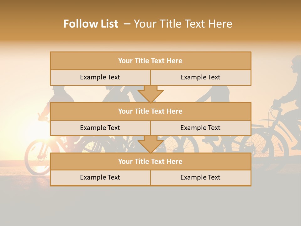 Friends Healthy Sunset PowerPoint Template
