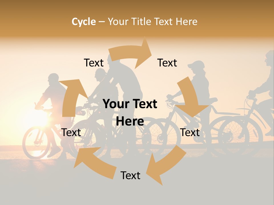 Friends Healthy Sunset PowerPoint Template