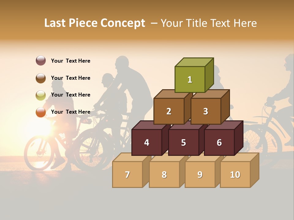 Friends Healthy Sunset PowerPoint Template