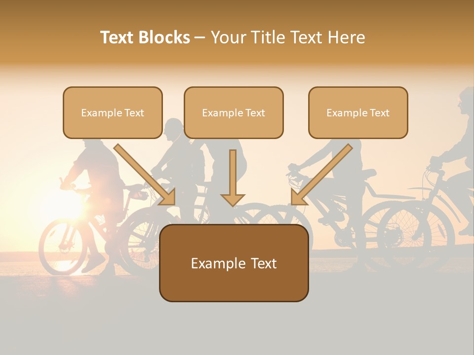 Friends Healthy Sunset PowerPoint Template