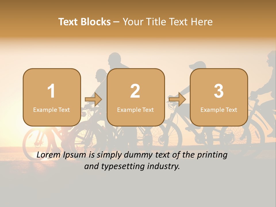 Friends Healthy Sunset PowerPoint Template