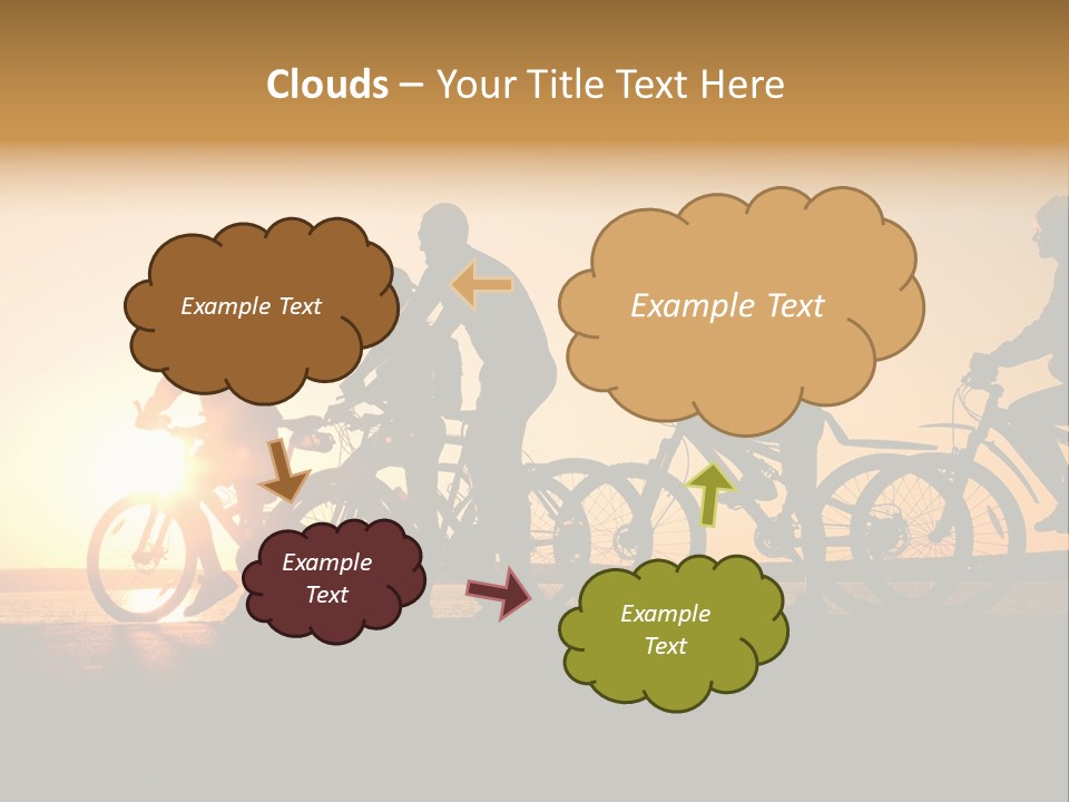 Friends Healthy Sunset PowerPoint Template