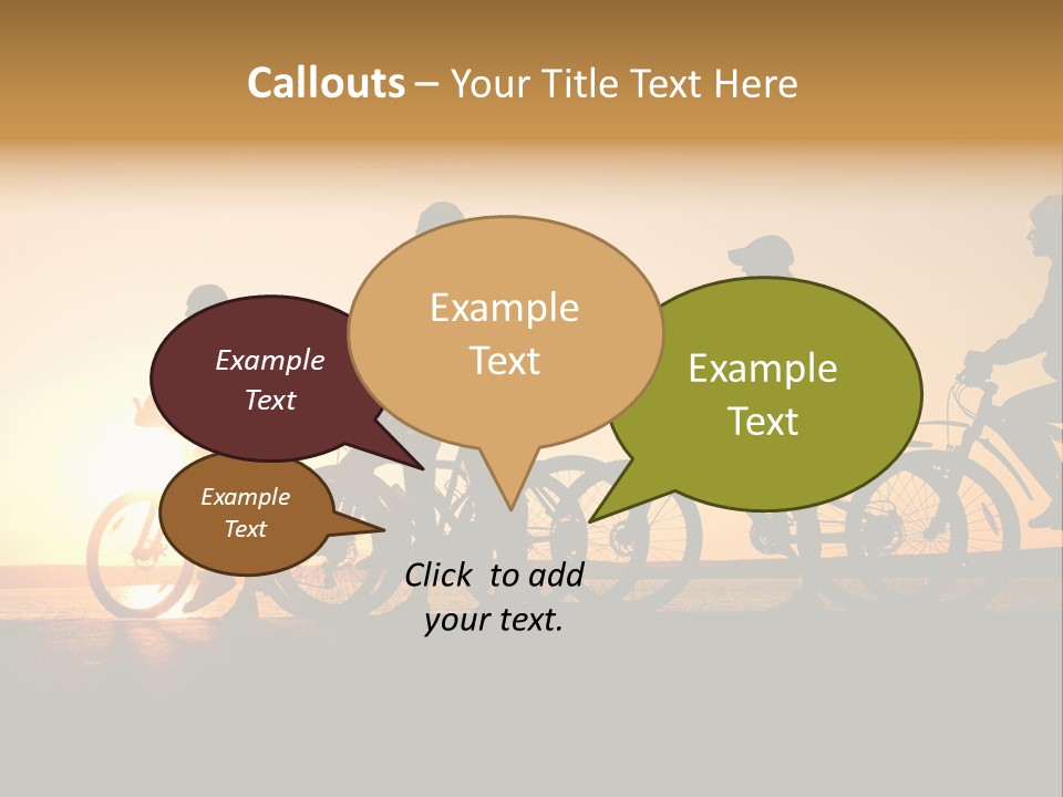 Friends Healthy Sunset PowerPoint Template