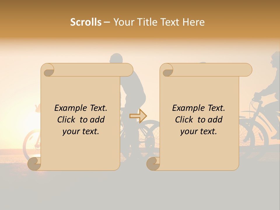 Friends Healthy Sunset PowerPoint Template