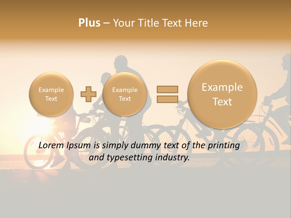 Friends Healthy Sunset PowerPoint Template