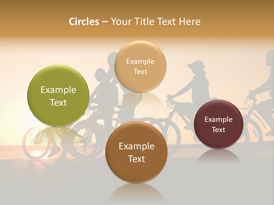 Friends Healthy Sunset PowerPoint Template