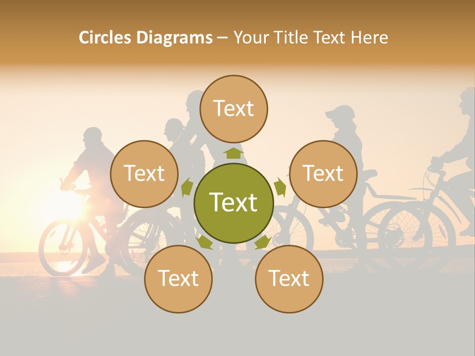 Friends Healthy Sunset PowerPoint Template