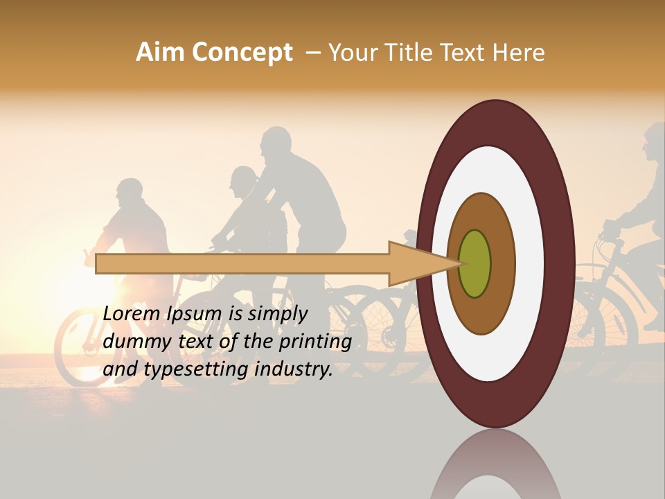 Friends Healthy Sunset PowerPoint Template