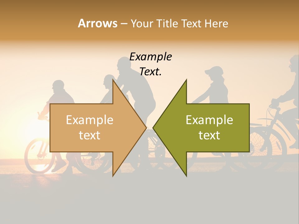 Friends Healthy Sunset PowerPoint Template