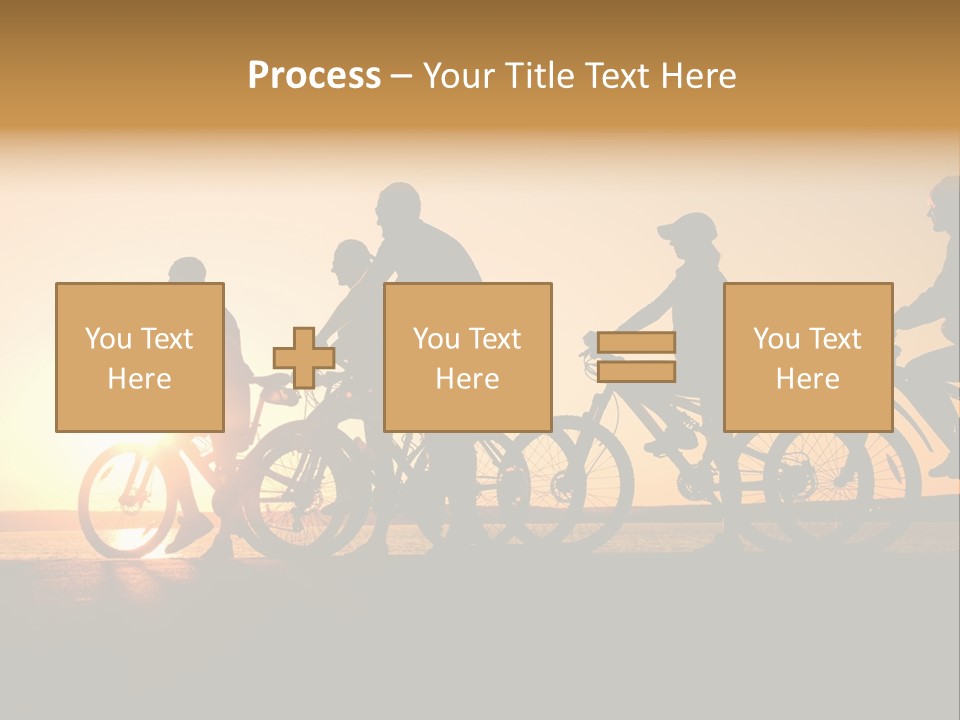 Friends Healthy Sunset PowerPoint Template