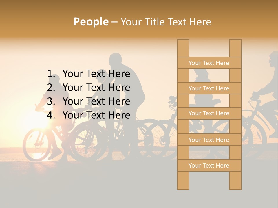 Friends Healthy Sunset PowerPoint Template