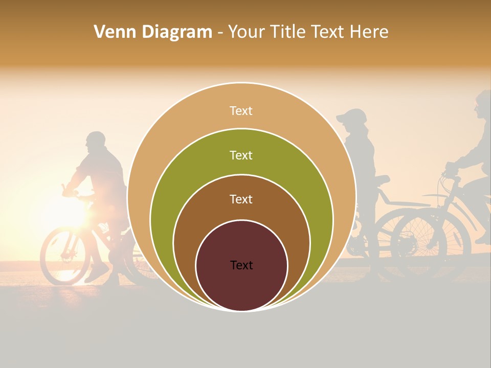 Friends Healthy Sunset PowerPoint Template