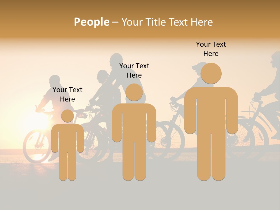 Friends Healthy Sunset PowerPoint Template