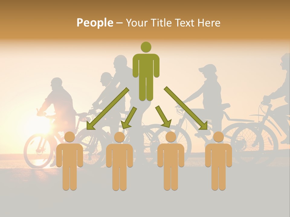 Friends Healthy Sunset PowerPoint Template