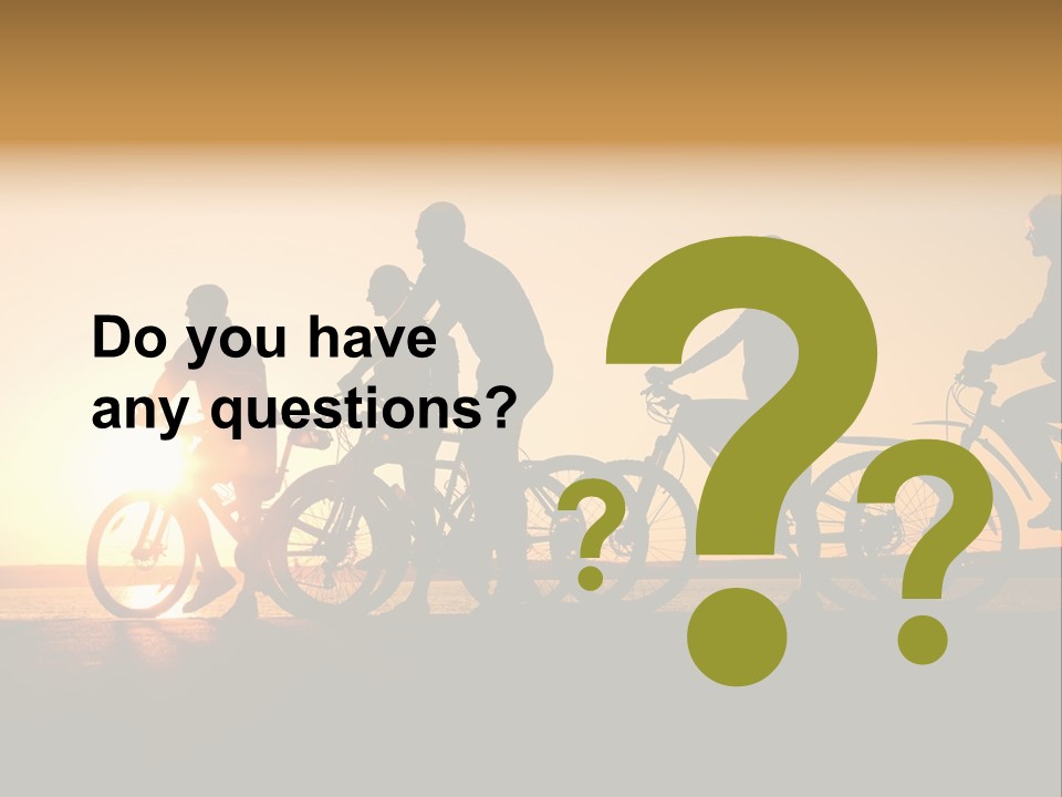 Friends Healthy Sunset PowerPoint Template