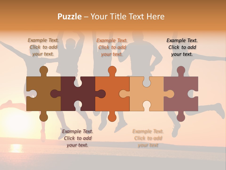 Young Picnic Happiness PowerPoint Template