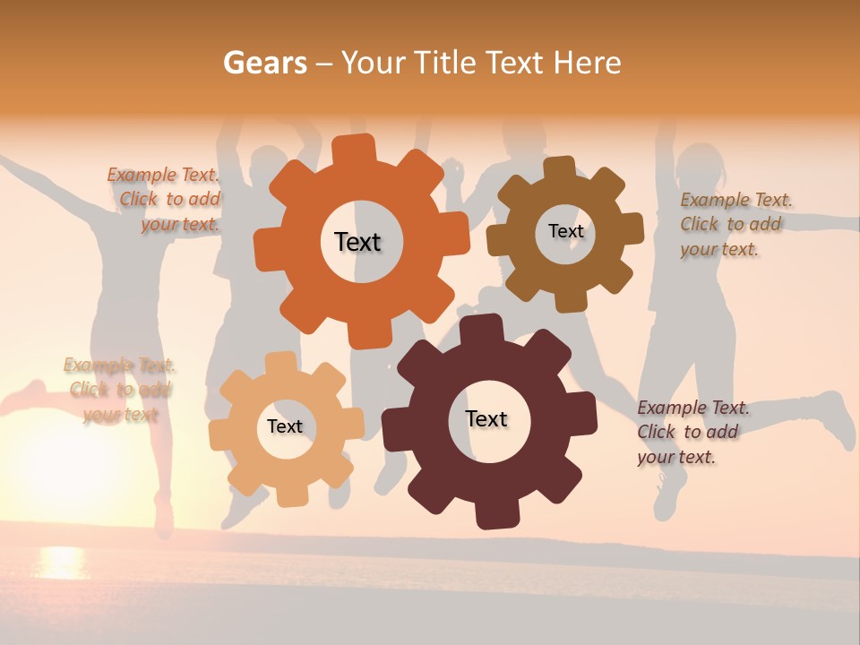 Young Picnic Happiness PowerPoint Template