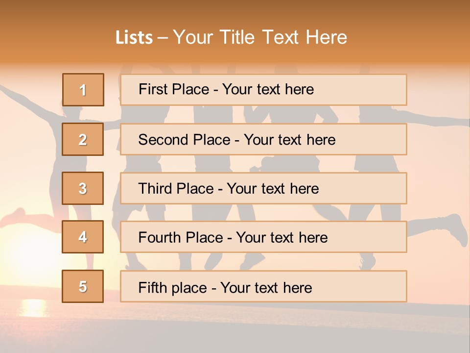 Young Picnic Happiness PowerPoint Template