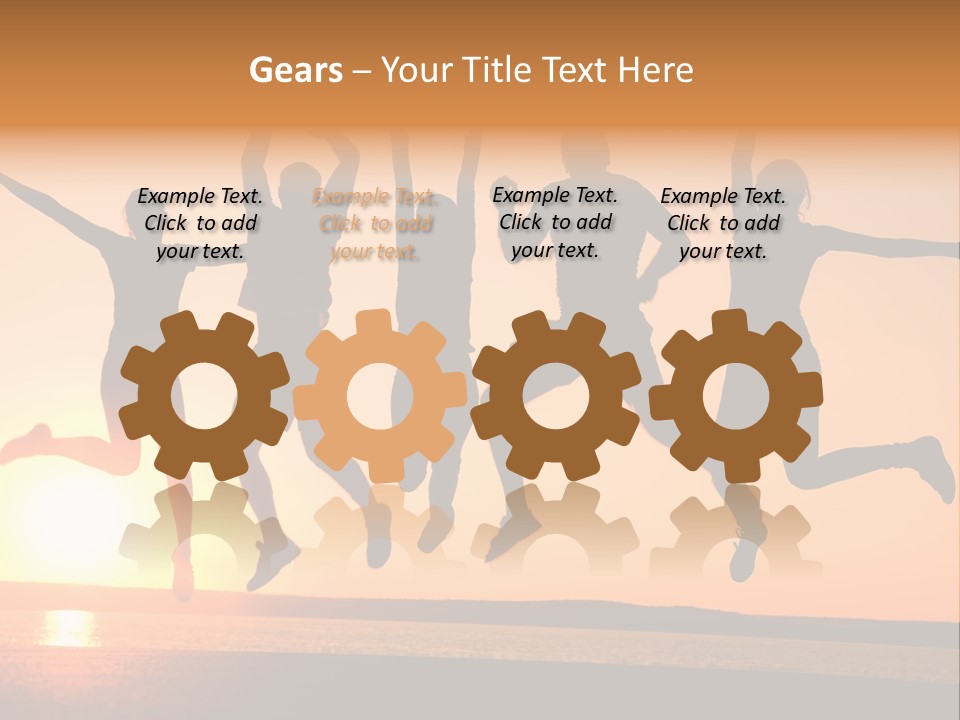 Young Picnic Happiness PowerPoint Template