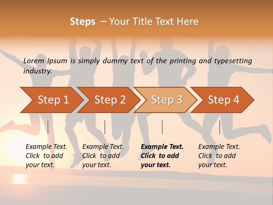 Young Picnic Happiness PowerPoint Template