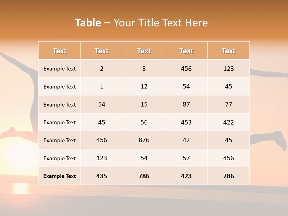 Young Picnic Happiness PowerPoint Template