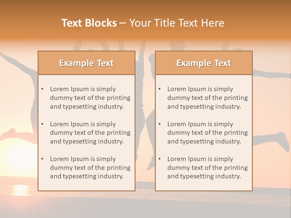 Young Picnic Happiness PowerPoint Template