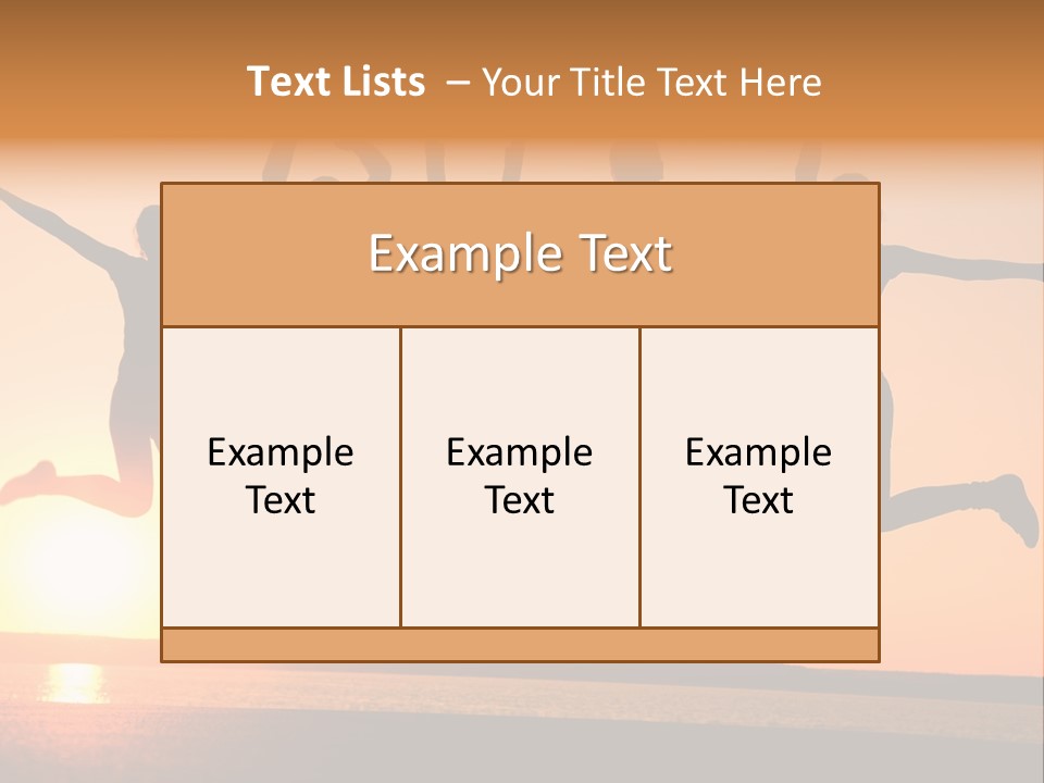 Young Picnic Happiness PowerPoint Template