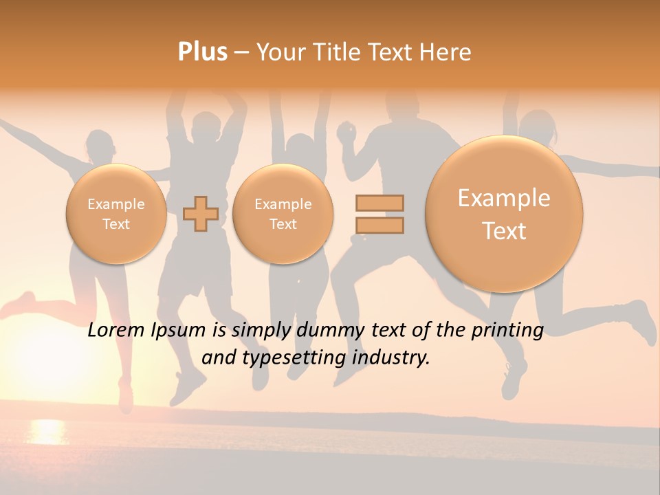 Young Picnic Happiness PowerPoint Template