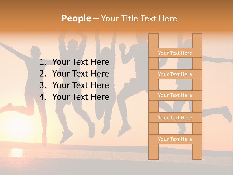 Young Picnic Happiness PowerPoint Template