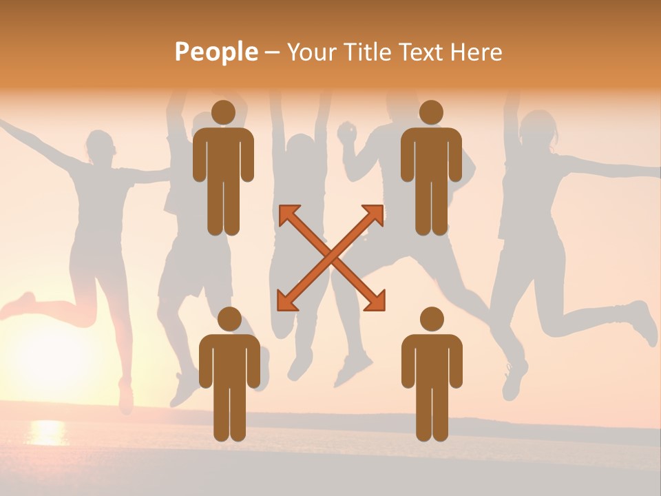 Young Picnic Happiness PowerPoint Template