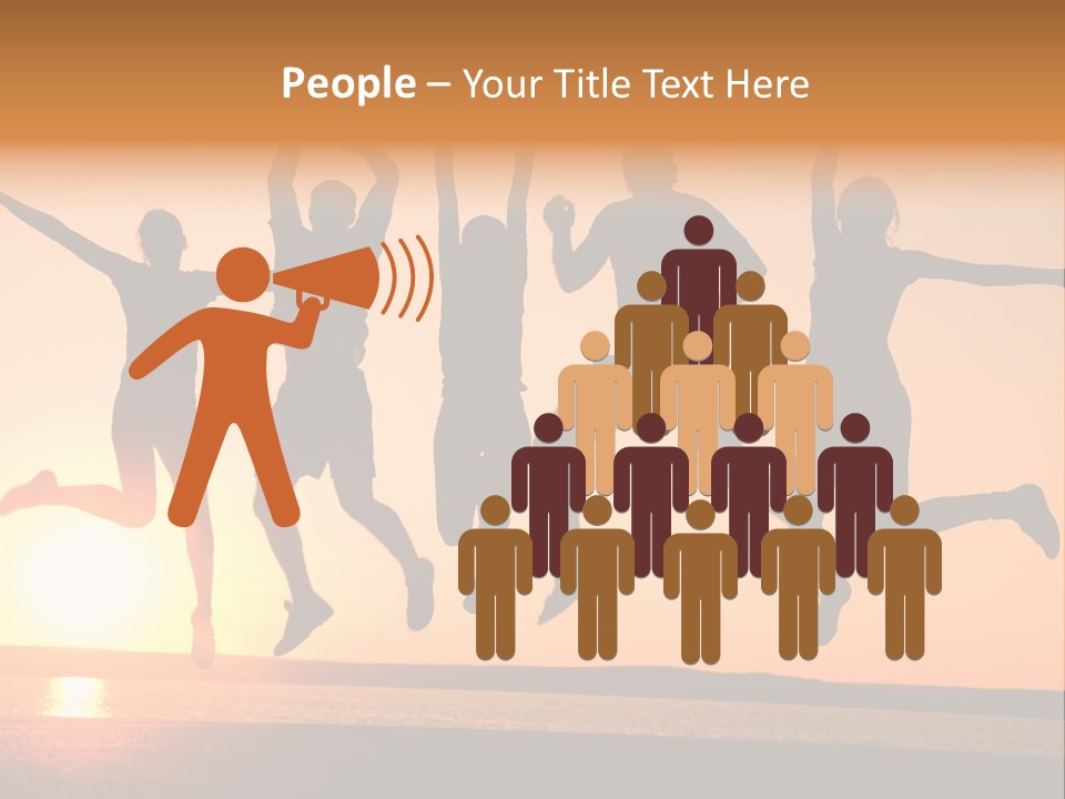 Young Picnic Happiness PowerPoint Template