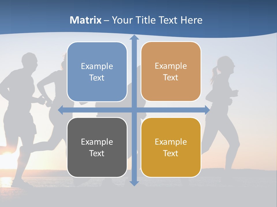 Young Red Sunrise PowerPoint Template