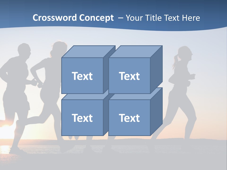 Young Red Sunrise PowerPoint Template
