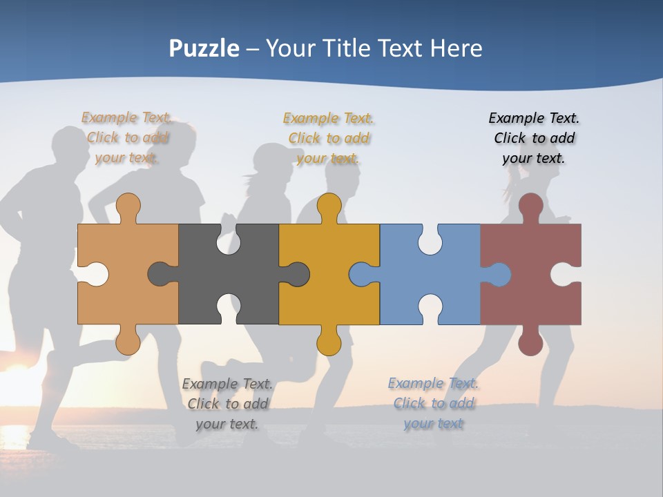 Young Red Sunrise PowerPoint Template