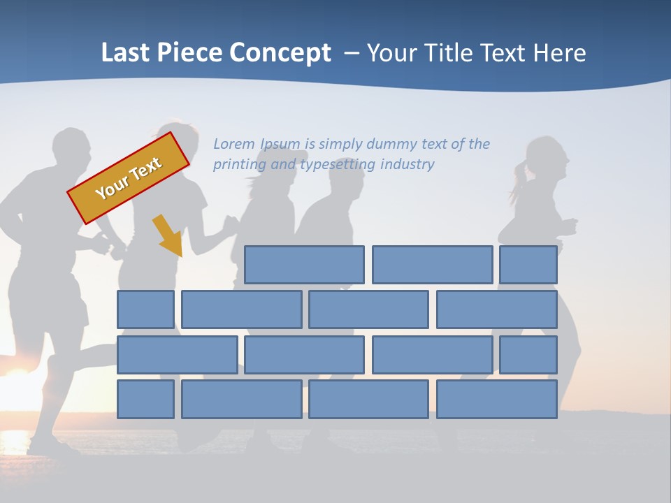 Young Red Sunrise PowerPoint Template