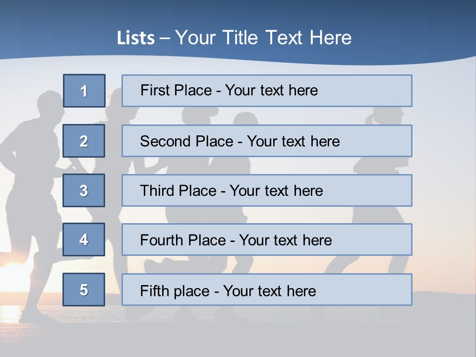 Young Red Sunrise PowerPoint Template