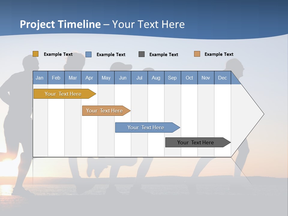Young Red Sunrise PowerPoint Template