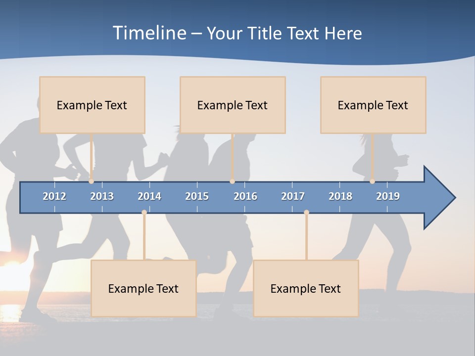 Young Red Sunrise PowerPoint Template