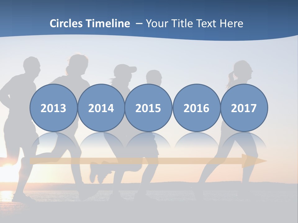 Young Red Sunrise PowerPoint Template